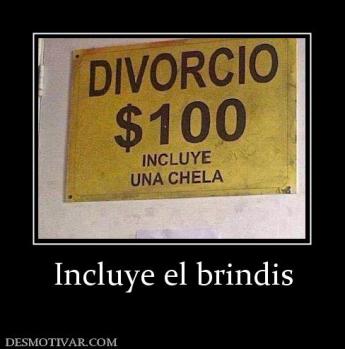 Incluye el brindis