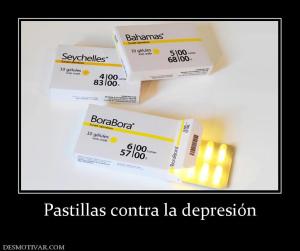 Pastillas contra la depresión