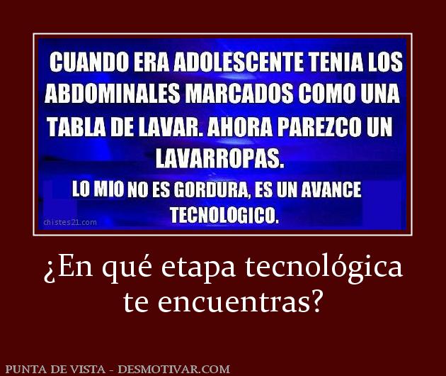 ¿En qué etapa tecnológica te encuentras?
