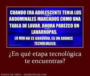 ¿En qué etapa tecnológica te encuentras?