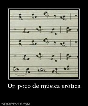 Un poco de música erótica
