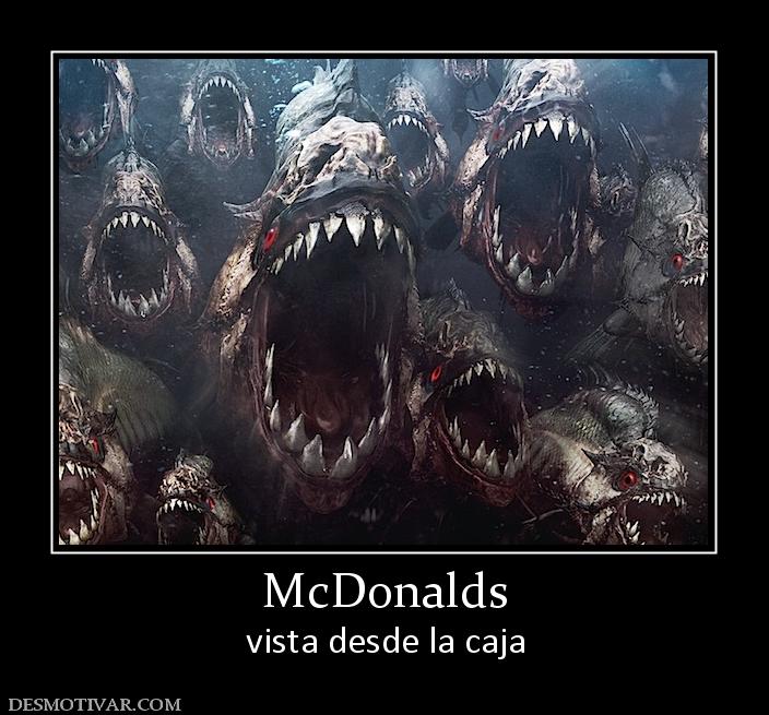 McDonalds vista desde la caja