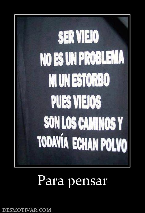 Para pensar