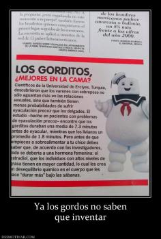 Ya los gordos no saben que inventar