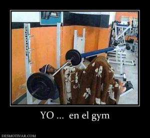 YO ...  en el gym