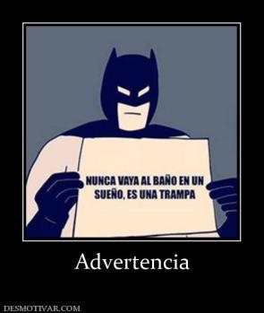 Advertencia