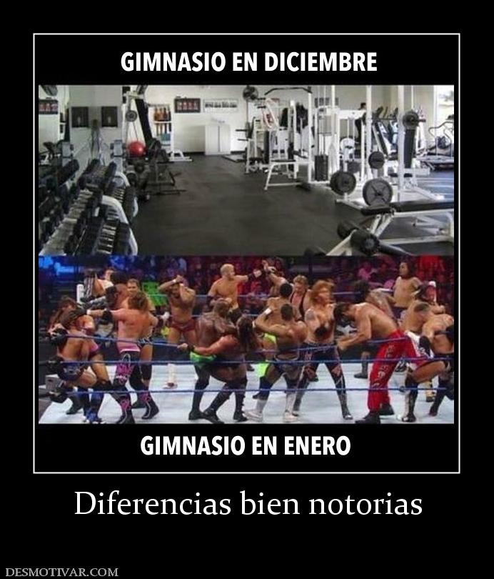 Diferencias bien notorias