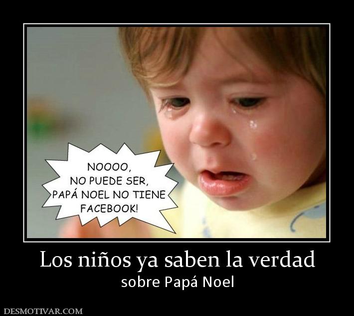Los niños ya saben la verdad sobre Papá Noel