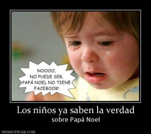 Los niños ya saben la verdad sobre Papá Noel