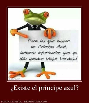 ¿Existe el principe azul?