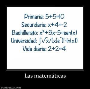 Las matemáticas