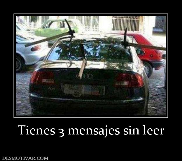 Tienes 3 mensajes sin leer
