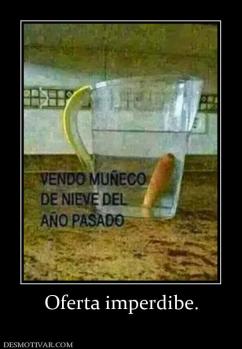 Oferta imperdibe.