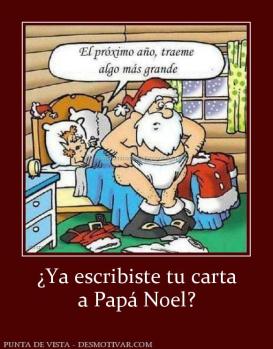 ¿Ya escribiste tu carta a Papá Noel?