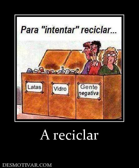 A reciclar
