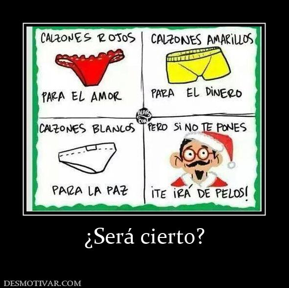 ¿Será cierto?