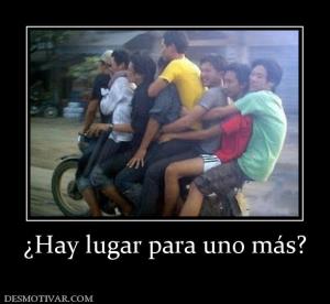 ¿Hay lugar para uno más?