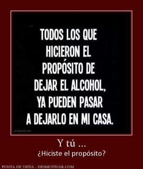 Y tú ... ¿Hiciste el propósito?