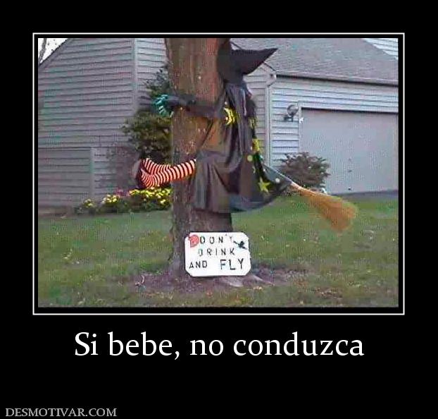 Si bebe, no conduzca