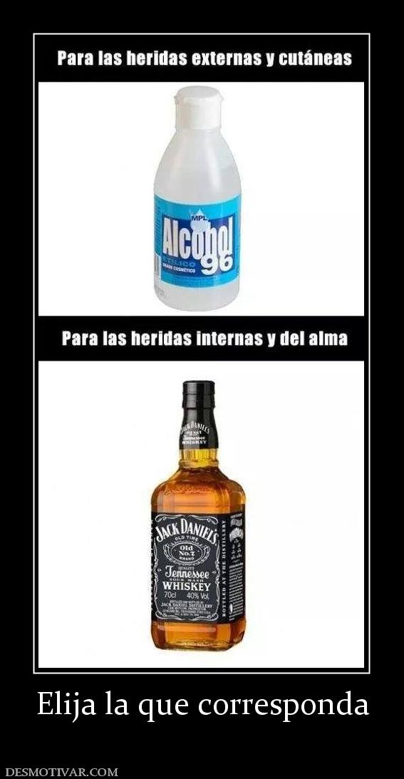 Elija la que corresponda