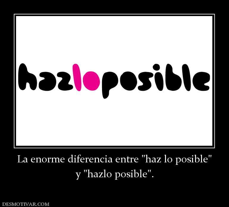 La enorme diferencia entre  y