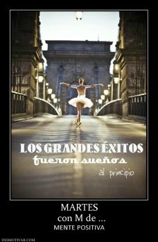MARTES   con M de ... MENTE POSITIVA