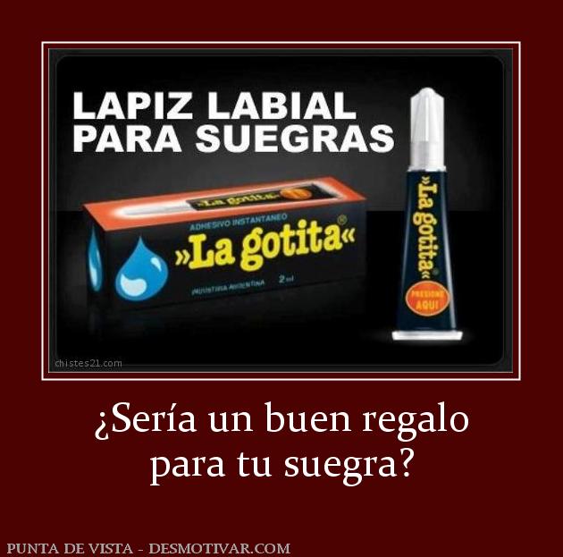 ¿Sería un buen regalo para tu suegra?