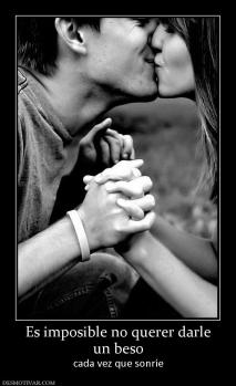 Es imposible no querer darle un beso cada vez que sonríe