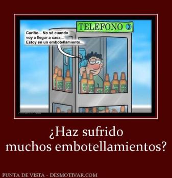 ¿Haz sufrido muchos embotellamientos?