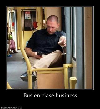 Bus en clase business