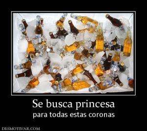 Se busca princesa para todas estas coronas