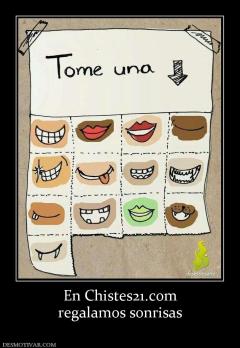 En Chistes21.com regalamos sonrisas