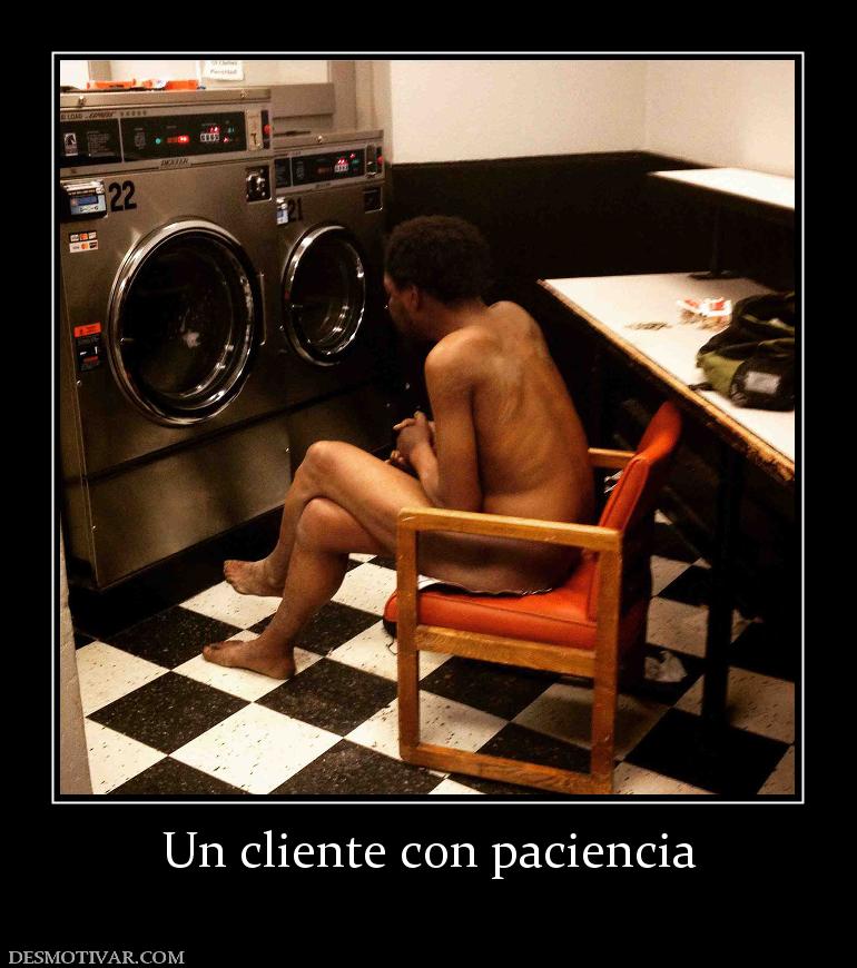 Un cliente con paciencia