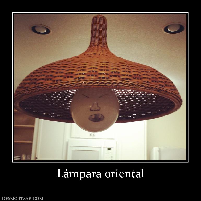 Lámpara oriental