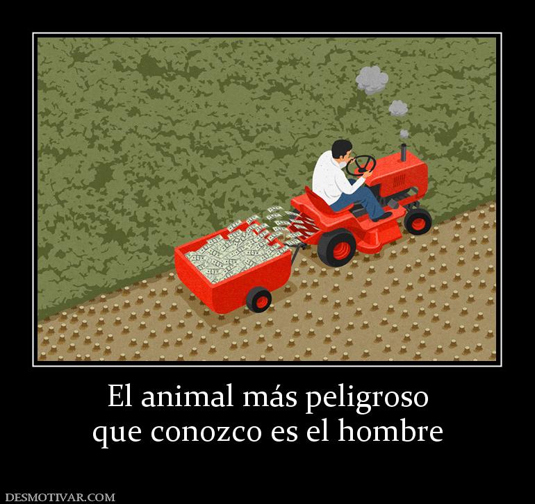 El animal más peligroso que conozco es el hombre