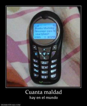 Cuanta maldad hay en el mundo