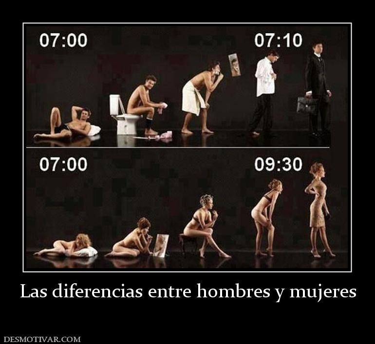Las diferencias entre hombres y mujere
