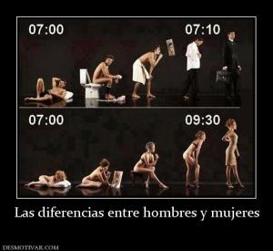 Las diferencias entre hombres y mujere