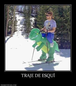 TRAJE DE ESQUÍ
