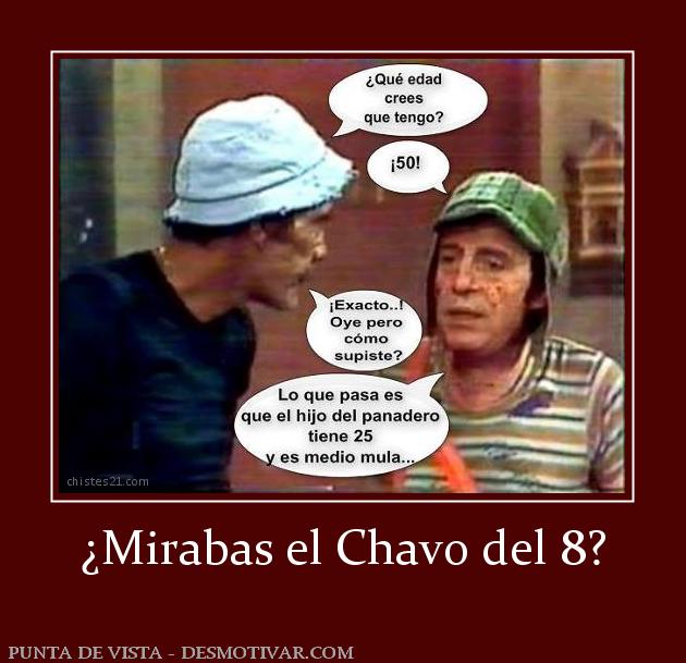 ¿Mirabas el Chavo del 8?