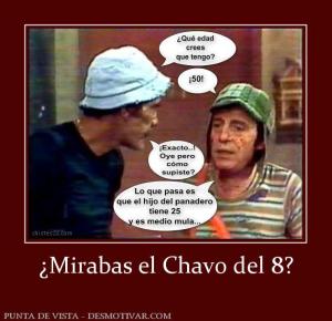 ¿Mirabas el Chavo del 8?