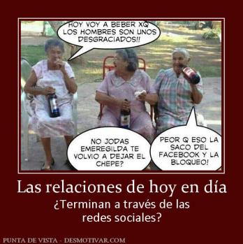 Las relaciones de hoy en día ¿Terminan a través de las redes sociales?