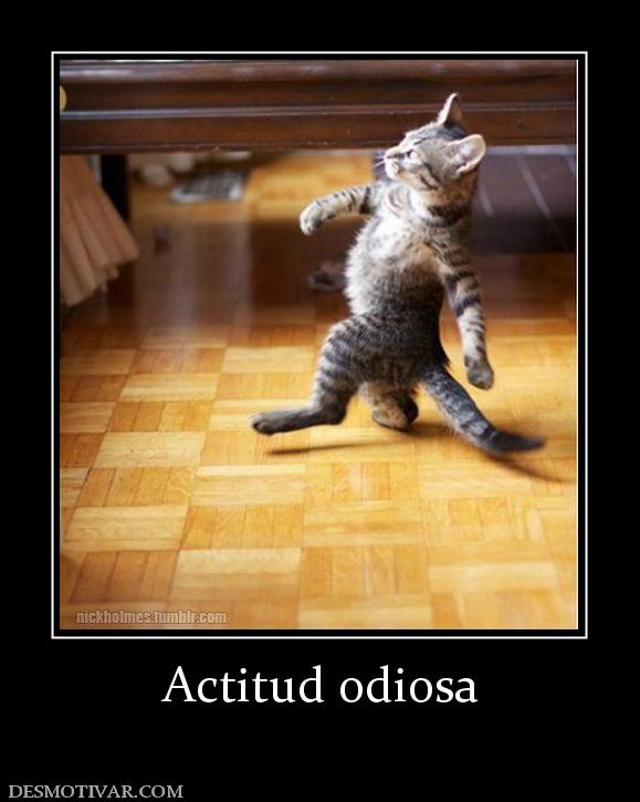Actitud odiosa