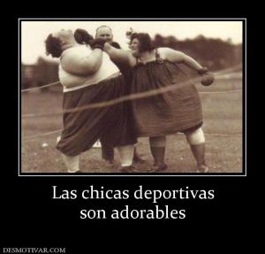 Las chicas deportivas son adorables