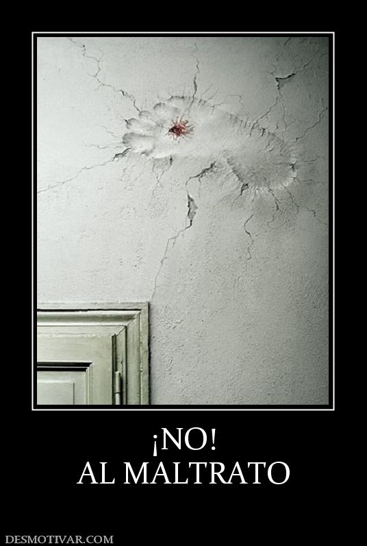 ¡NO! AL MALTRATO