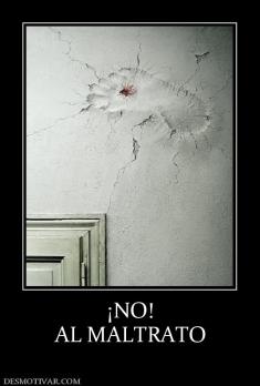 ¡NO! AL MALTRATO