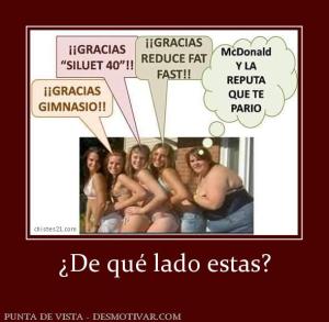 ¿De qué lado estas?