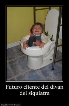 Futuro cliente del diván del siquiatra