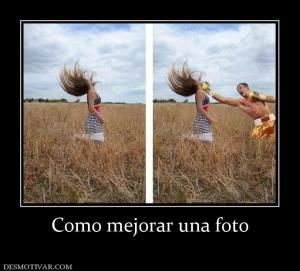 Como mejorar una foto