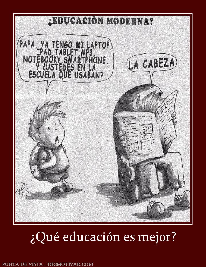 ¿Qué educación es mejor?